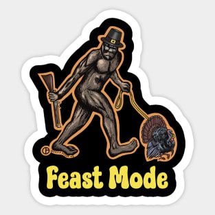 Feast Mode Bigfoot Sticker